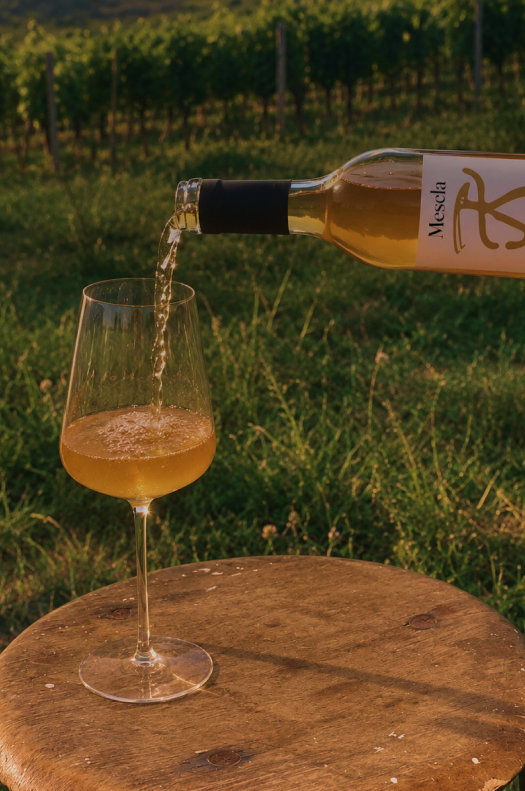Pouring Wine into Glass